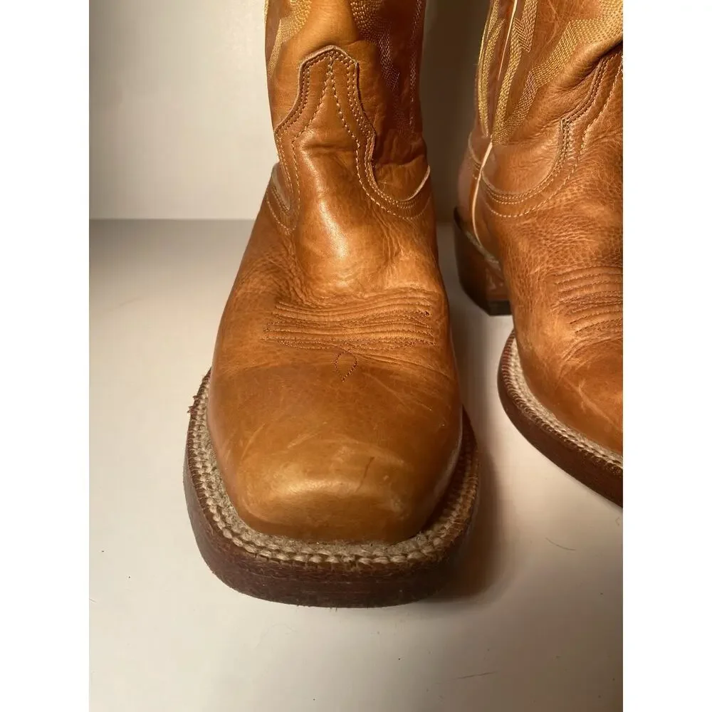 Ariat Men’s Western Cowboy Boots Brown Leather MPN 10007963 Size 9D
